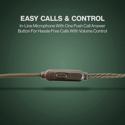 Premium Wired Earphones With Mic - (1 Pc) - second image