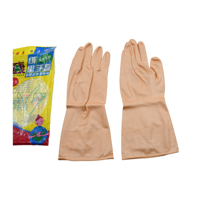 Multipurpose Natural Gum Rubber Reusable Cleaning Gloves - second image