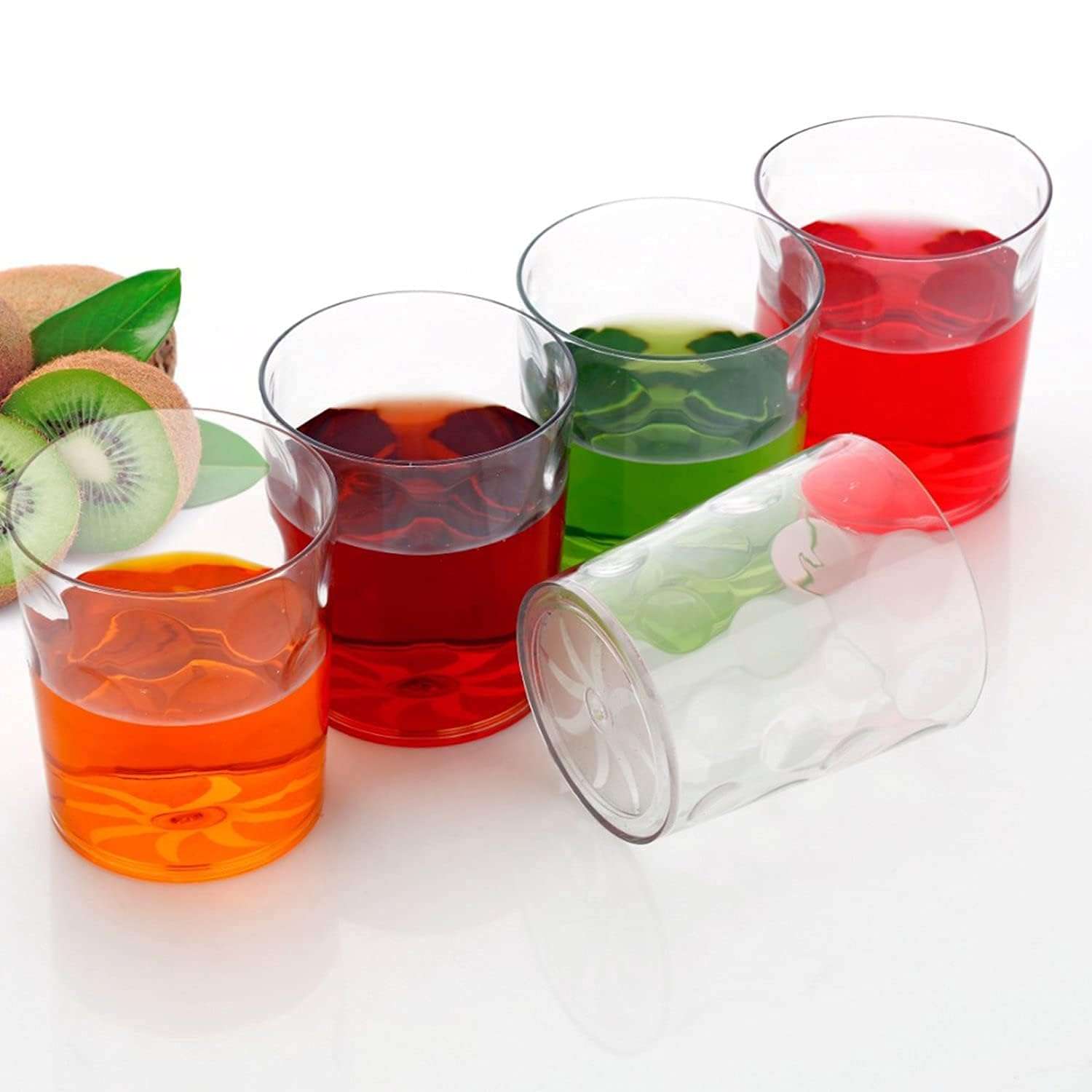 Magic Glass Clear Glass Bubble Water Juice Glasses (6 Pcs Set) - LootFaat