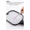 Rechargeable Mosquito Killer Racket with UV Light - Electric Fly Swatter Zapper
