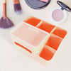 Tissue Paper Storage Holder Stationery Storage Remote Control Decorative Pen Pencil Napkin Mobile Phone Multi-function Desk Storage Organizer For Home And Office (6 Compartment)
