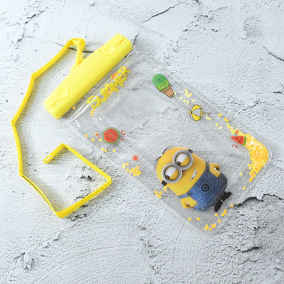 6388a Mix Color Dust Proof Rain Pouch Waterproof Plastic Mobile Cover With Belt Waterproof Phone Pouch Large Phone Waterproof Case Underwater Dry Bag For All Android And Iphone Models - second image