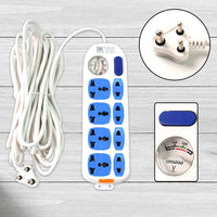 8 Socket Heavy Duty Extension Board with 10 Meter Cable