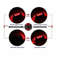 Rechargeable Bicycle Front Waterproof Led Light (Red) - LootFaat