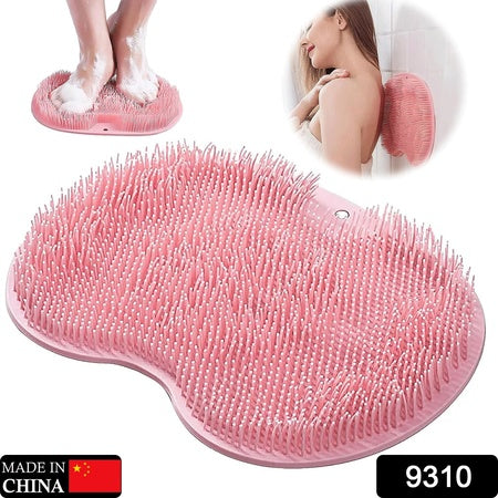 Silicone Bath Massage Cushion With Suction Cup Shower Foot Scubber Brush Foot Bath Mat Scrubber Anti-slip Exfoliating Dead Skin Massage Pad Lazy Wash Feet Bathroom Mat - LootFaat