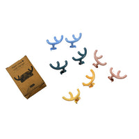 Plastic Wall Hanger Hook Wall Adhesive Hook Premium Quality Wall Hook (Pack Of 4pc) - LootFaat