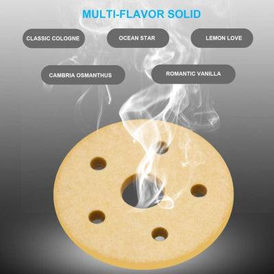 Solar Power Car Aroma Diffuser 360double Ring Rotating Design Car Fragrance Diffuser Car Perfume Air Freshener For Dashboard Home Office - second image