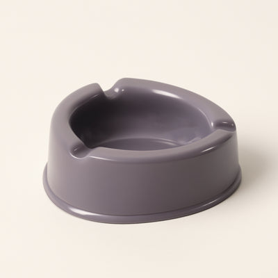 Oblivion Durable Plastic Ashtray With Wide Bowl And Triple Cigarette Holder Slots (1 Pc)