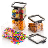 Airtight 4pc Square Food Storage Containers 700ml