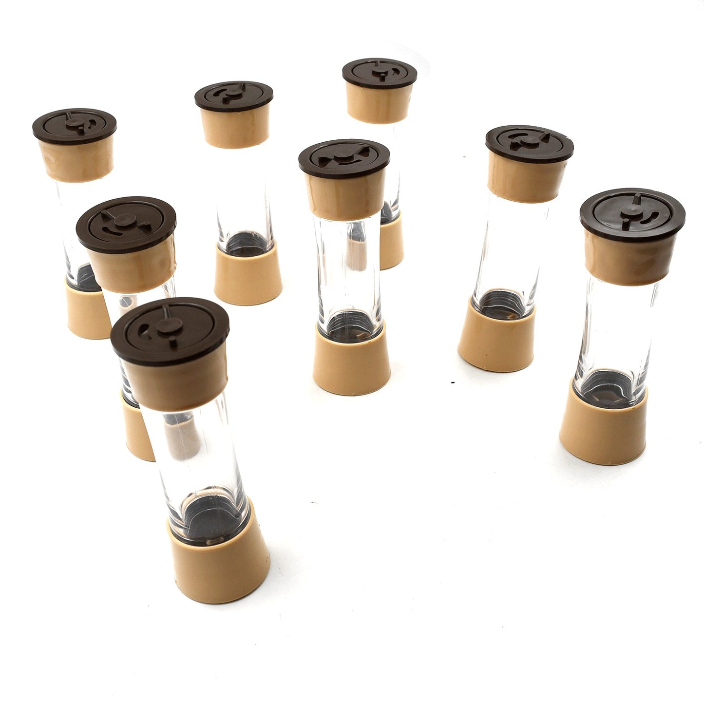 5986  360 Revolving Spice Rack For Kitchen And Dining Table 8 Spice Jars With 120 Ml Condiment Set Herb Seasoning Organizer