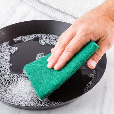 3410 Scrub Sponge Cleaning Pads Aqua Green  10pcs - second image