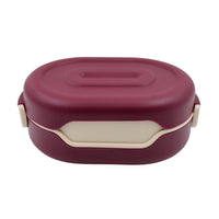 Airtight Food Grade Tiffin Box With 2 In 1 Spoon And 2 Compartment - LootFaat