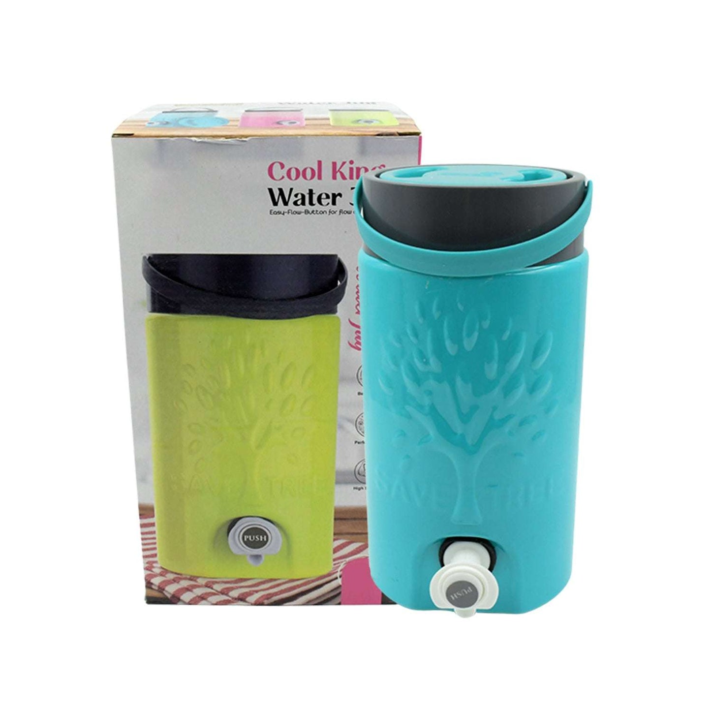 Insulated Plastic Water Rover Jug With A Sturdy Handle Water Jug Camper With Tap Plastic Insulated Water Water Storage Cool Water Storage For Home  Travelling (3000 Ml) - LootFaat