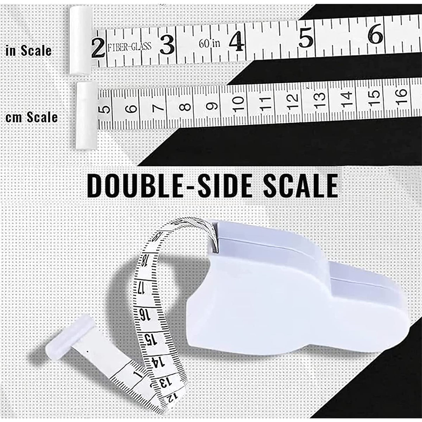 Fitness Measuring Tape For Measuring Lengths Breadths And Heights For Body And Some Other Things Etc. - LootFaat