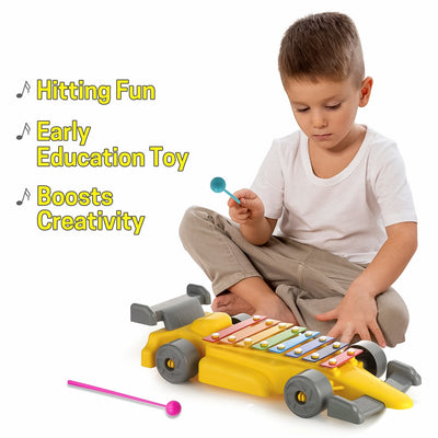 Musical Car Xylophone Toy for Kids - Piano Xylophone with Mallet