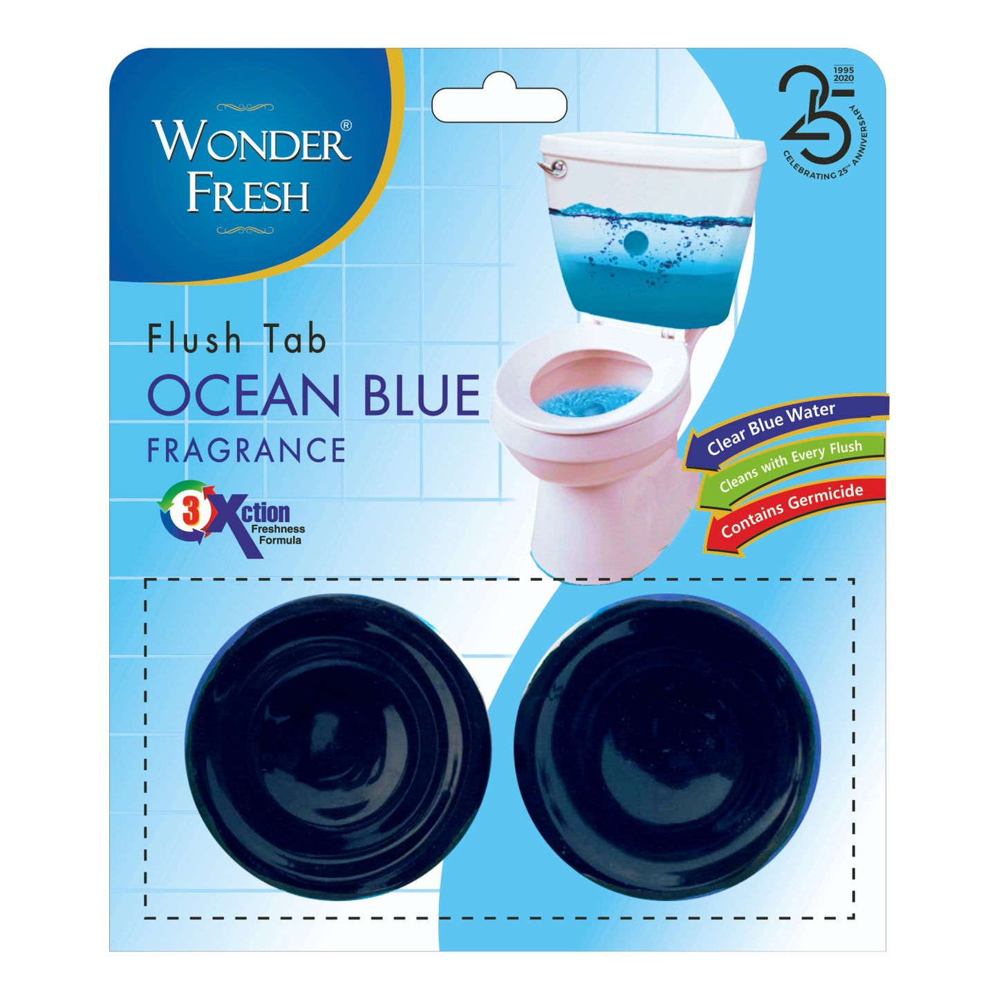 Toilet Cleaner Flush Tab Ocean Blue 100 Gram - LootFaat