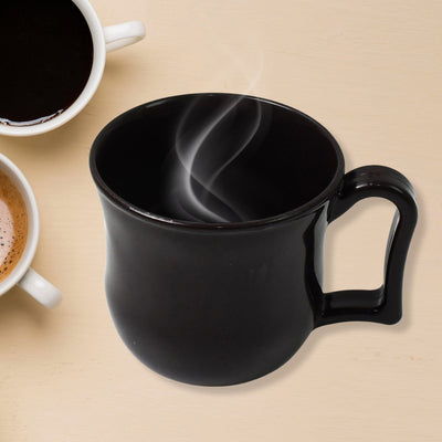 Premium Plastic Coffee  Tea Cups  Mug With Handle(1 Pc  Loose  Black) - second image