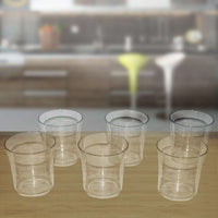 Apex Welcome Plastic Glass Set For Daily Use  Set Of 6