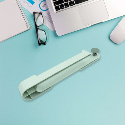 Wall Mounted Towel Holder Rack With One Round Hook  Multifunctional Towel Rack Plastic Cloth Storage Rack For Home Use (1 Pc) - second image