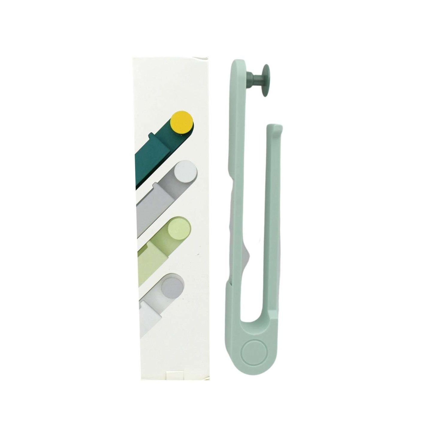 Wall Mounted Towel Holder Rack With One Round Hook  Multifunctional Towel Rack Plastic Cloth Storage Rack For Home Use (1 Pc) - LootFaat