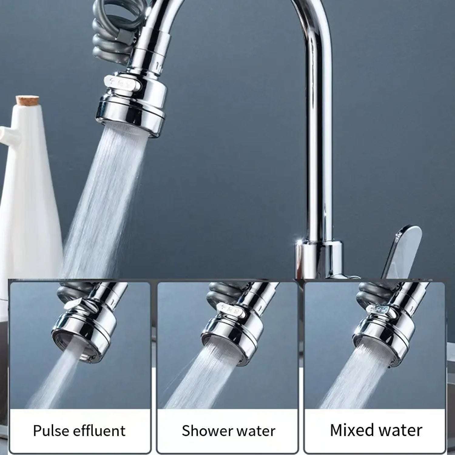 Water Faucet Extender Kitchen Faucet Sprayer Kitchen Sink Accessories Tools (1 Pc) - LootFaat