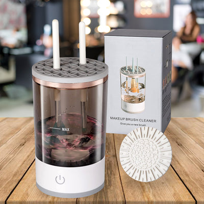 Automatic Makeup Brush Cleaner Fast Electric Brush Cleaner Hand Free Machine Super Clean Brush Washer  Brushes Organizer Tool (1 Pc) - second image