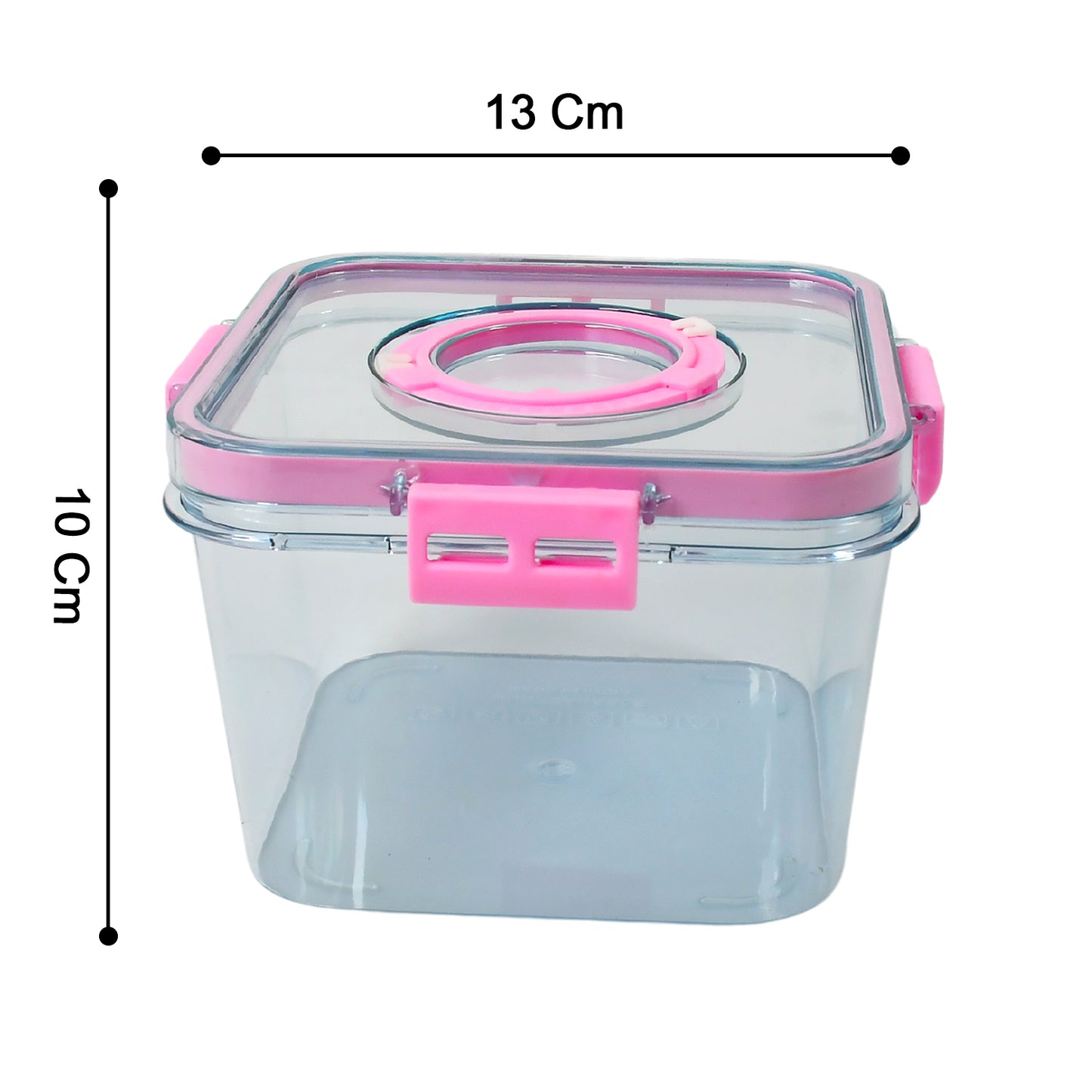 Clear Plastic Food Storage Container with Lid - 1400ml
