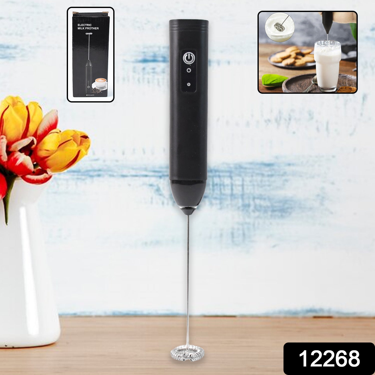 stainless steel whisk milk frother for coffee | LootFaat