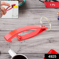 2 in 1 Compact Metal Bottle Opener with Keyring (1 Pc) - Home Impro... - top-rated home improvement by LootFaat