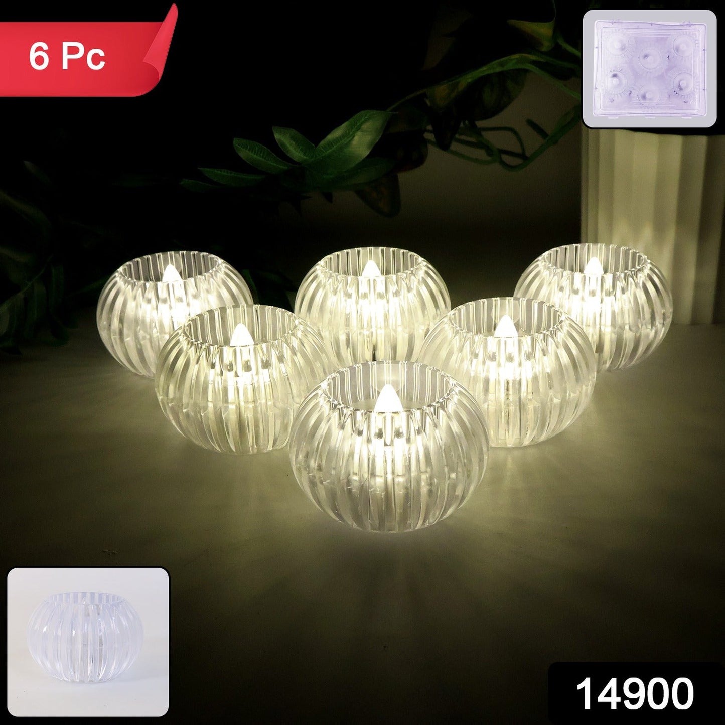 Portable Crystal Design LED Flameless Home - Premium Quality - Best Quality & Value