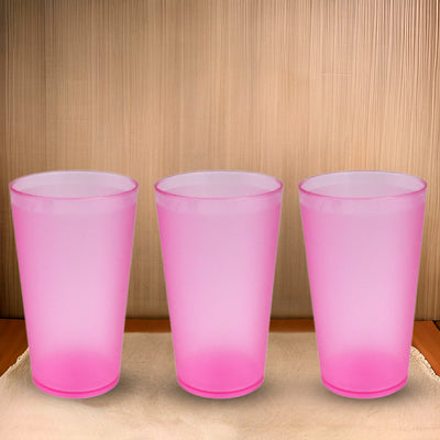 6 Pcs Large Plastic Glass 300ml Used In All Kinds Of Kitchen And Official Purposes For Drinking Water And Beverages Etc. - second image