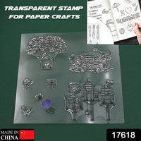 Reusable Rubber Stamp Tpr Stamp Diy Accessories Good Stamping Effect Diy Transparent Stamp Stick Repeatedly For Envelope For Diary For Invitation Letter Photo Album Decoration For Paper Crafts (Mix Design  1 Set) - LootFaat