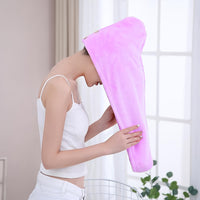 Microfiber Hair Drying Towel Wrap - Quick Absorbent Turban