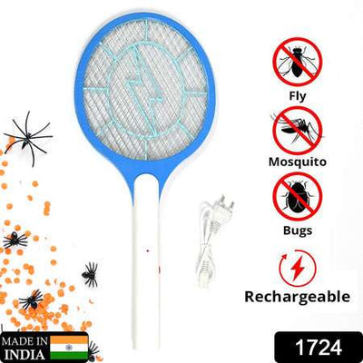 Rechargeable Mosquito Killer Racket - Electric Fly Swatter & Insect Zapper