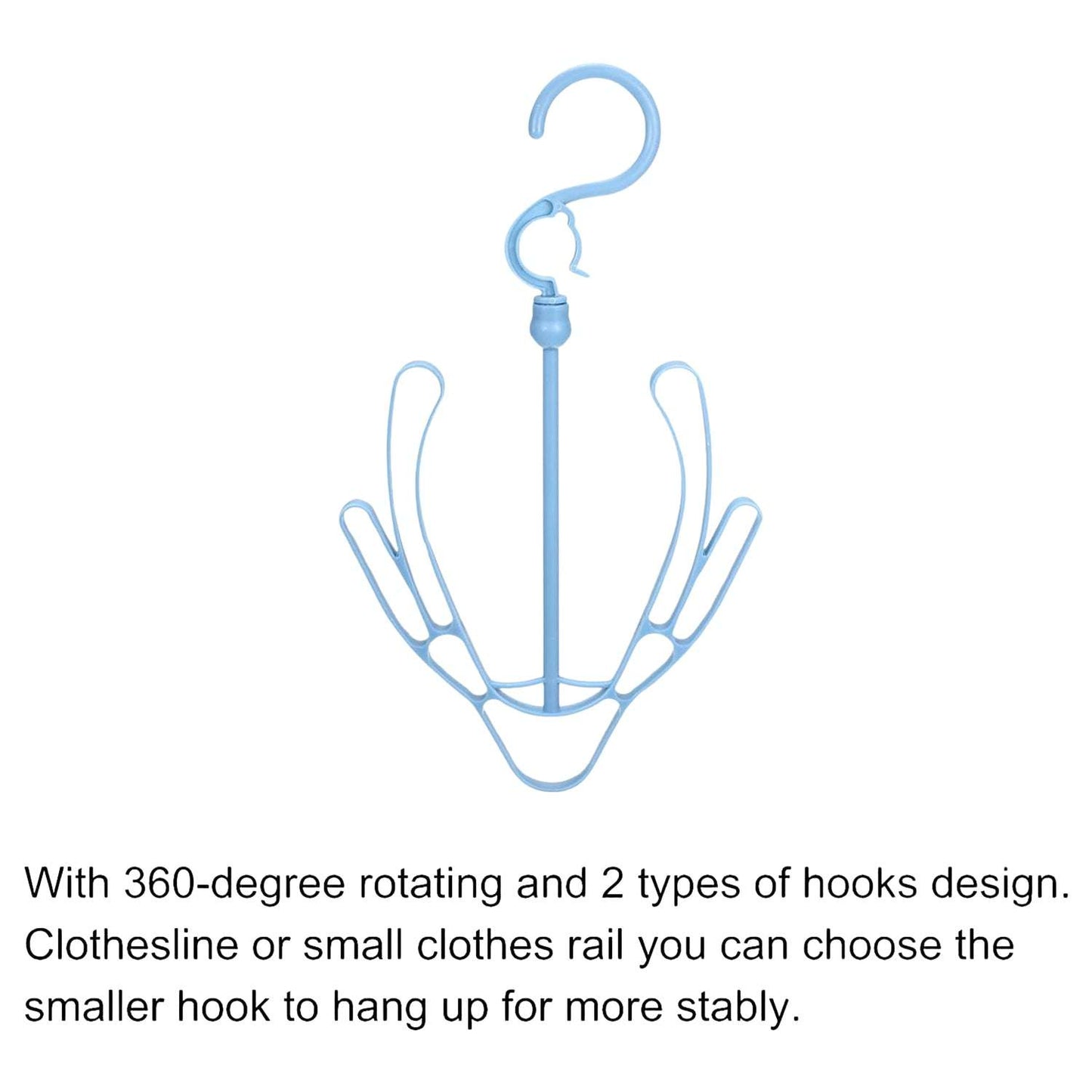Small Shoes Drying Hanger Rotatable Shoe Hanging Racks (1pc) - LootFaat
