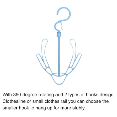 Shoe Drying Hanger - Rotatable Rack for Closet & Balcony (1pc) - second image