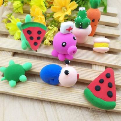 Non-toxic Creative 100 Dough Clay 5 Different Colors (Pack Of 5 Pcs) - LootFaat