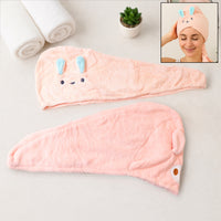 Cute Animal Microfiber Hair Drying Towel Wrap