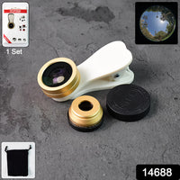 Universal Clip-on Mobile Camera Lens Kit (1 Set)