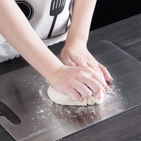 Stainless Steel Cutting Board with Scale - 31x20 cm