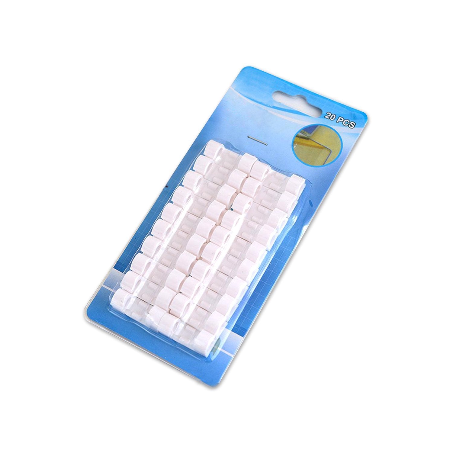 Self Adhesive Cable Clips Wire Manage Holder Sticky Mount-round Plastic Cable Cord - LootFaat