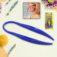 Plastic Tongue Cleaner For Kids  Adults  Tongue Scraper For Bad Breath Maintain Oral Hygiene For Daily Use  For Fresh Breath  Bacteria Removal  Improved Taste Plastic With Handle Tongue Cleaner (1 Pc ) - LootFaat