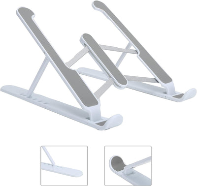 7240 Adjustable Laptop Stand Holder With Built-in Foldable Legs And High Quality Fibre - second image