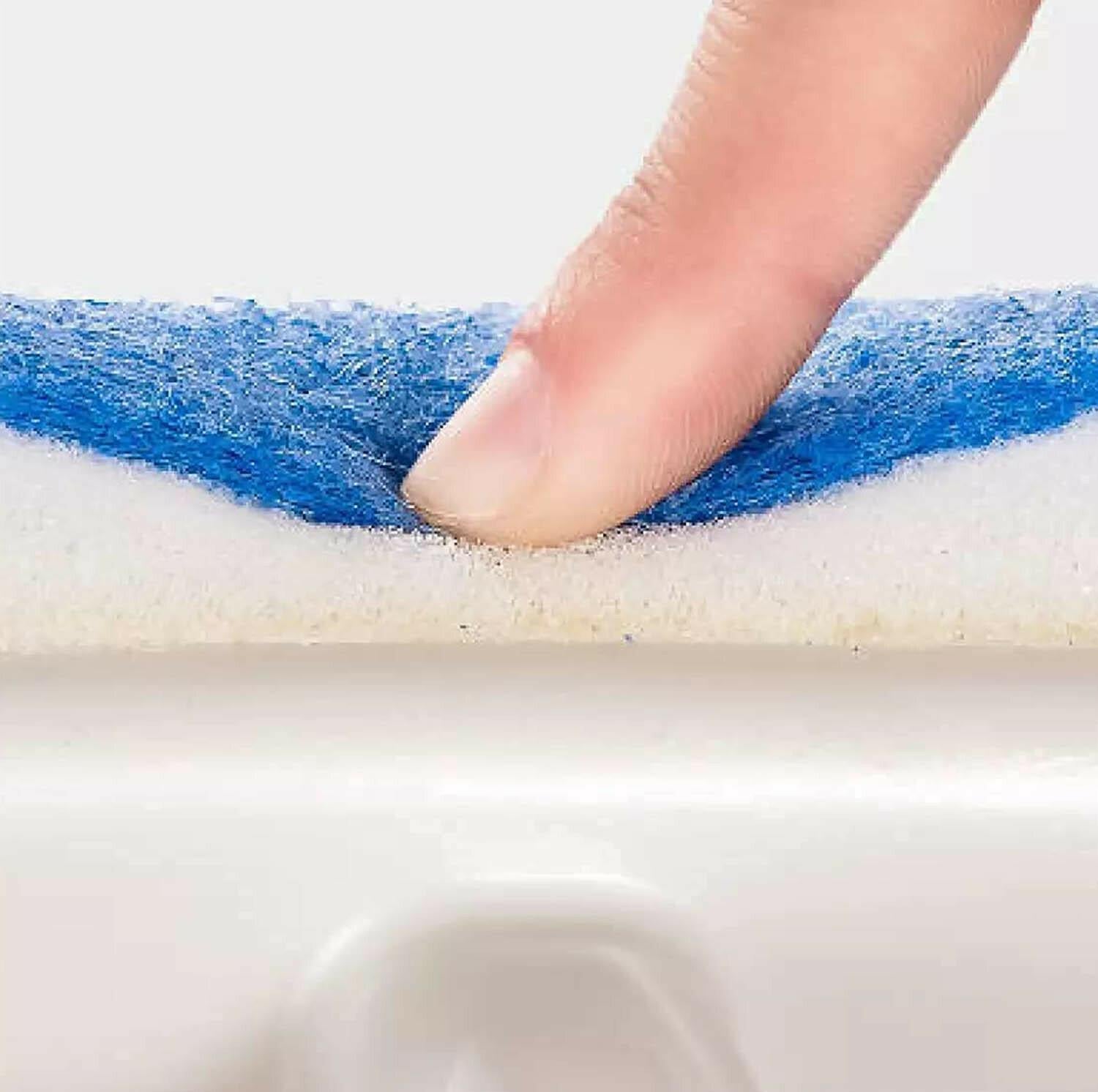 2 In 1 Glass Wiper Cleaning Brush Mirror Grout Tile Cleaner Washing Pot Brush Double-sided Glass Wipe Bathroom Wiper Window Glass Wiper - LootFaat