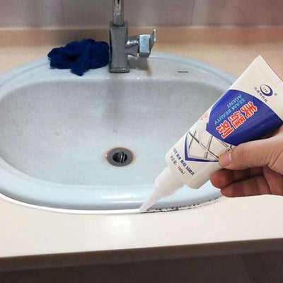Waterproof Tile Gap  Crack  Grout Filler Water-resistant Silicone Sealant For Diy Home Sink Gaps  Tiles Gaps  Grouts Repair Filler Tube For Home Office Bathroom Toilets Kitchen (180 Ml) - second image