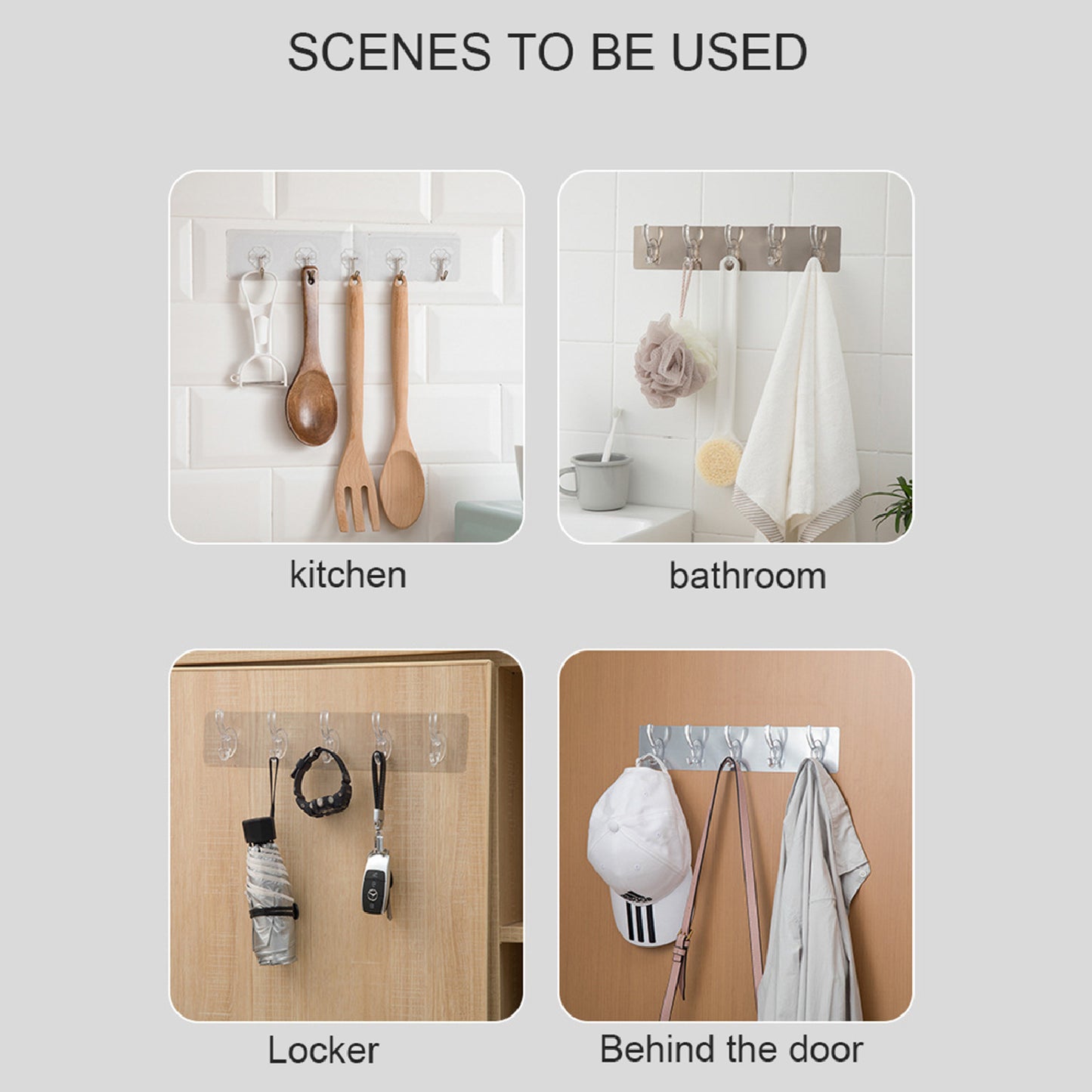 Adhesive Transparent Heavy Duty Wall Hook - LootFaat