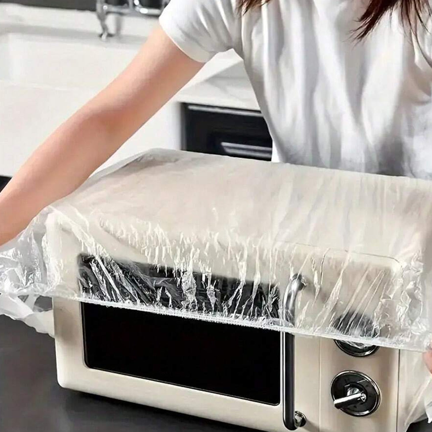 Home Thick Disposable Dust Proof Plastic Furniture Covers (1 Pc  Small) - LootFaat