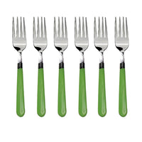 Stainless Steel Forks With Comfortable Grip Dining Fork Set Of 6 Pcs - LootFaat