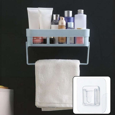 Kitchen Bathroom Shelf Wall Mount Storage Rack Organizer