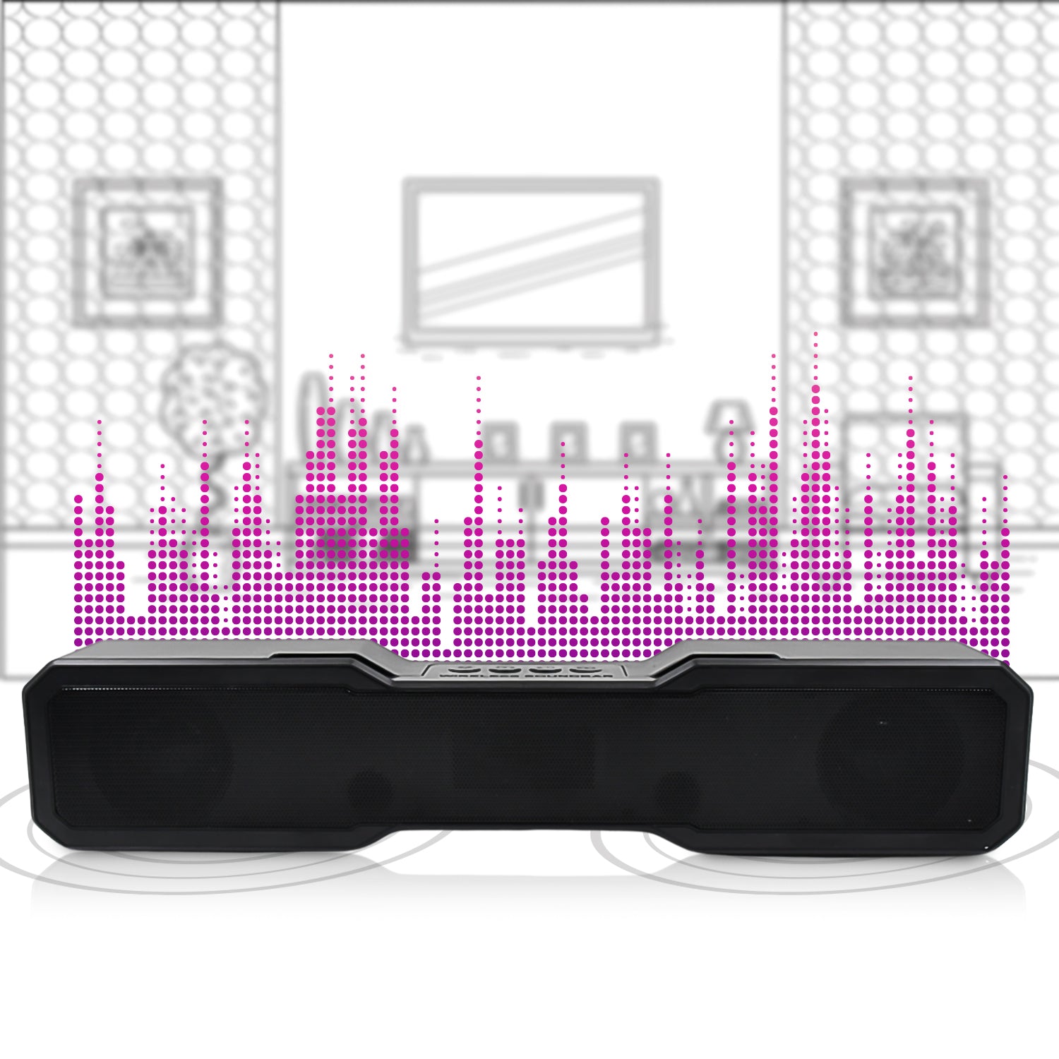3d Sound Wireless Bluetooth Speaker (1 Pc) - LootFaat